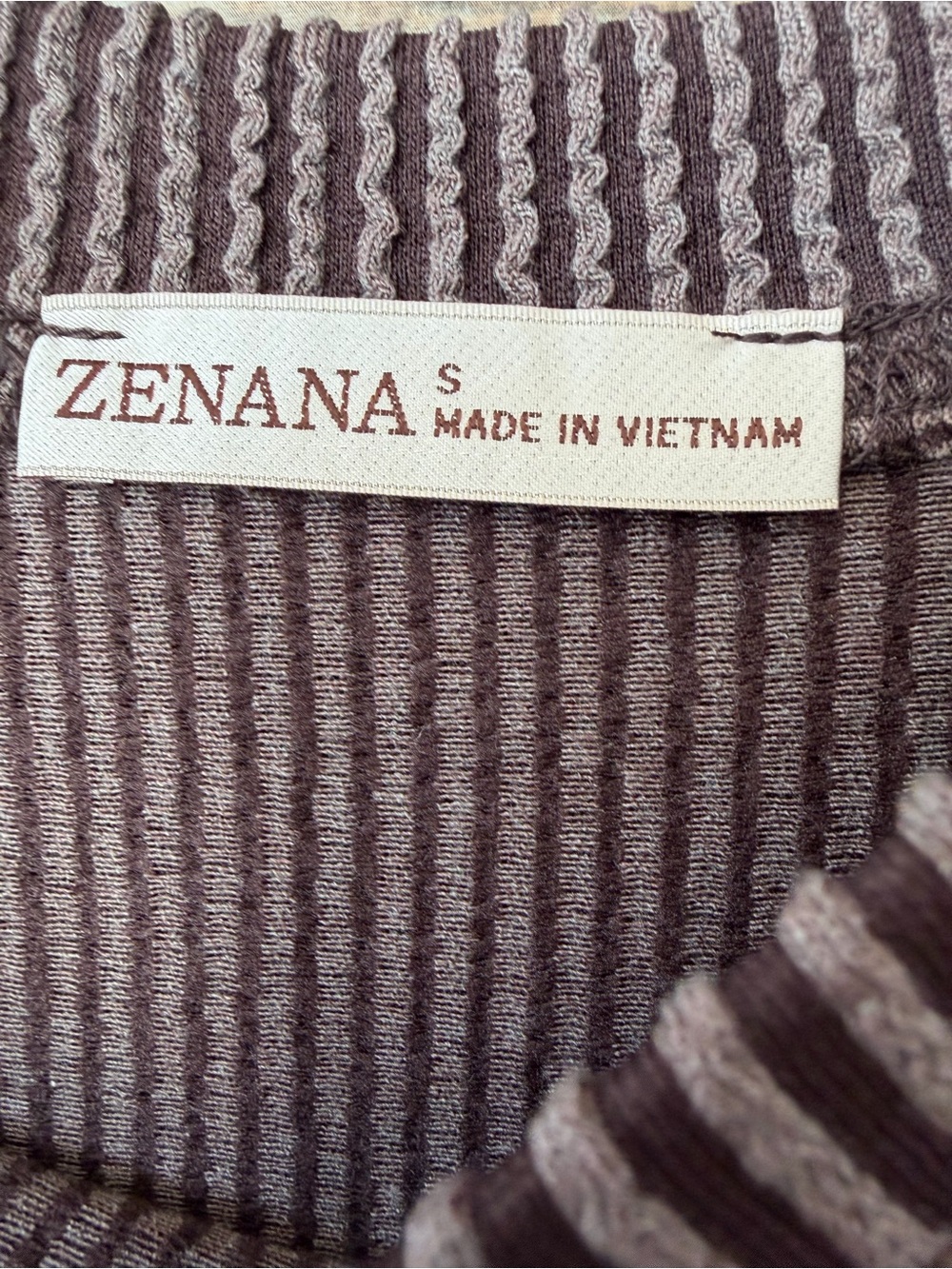 Women’s Zenana Ribbed Espresso Pants Set - Picture 2 of 3
